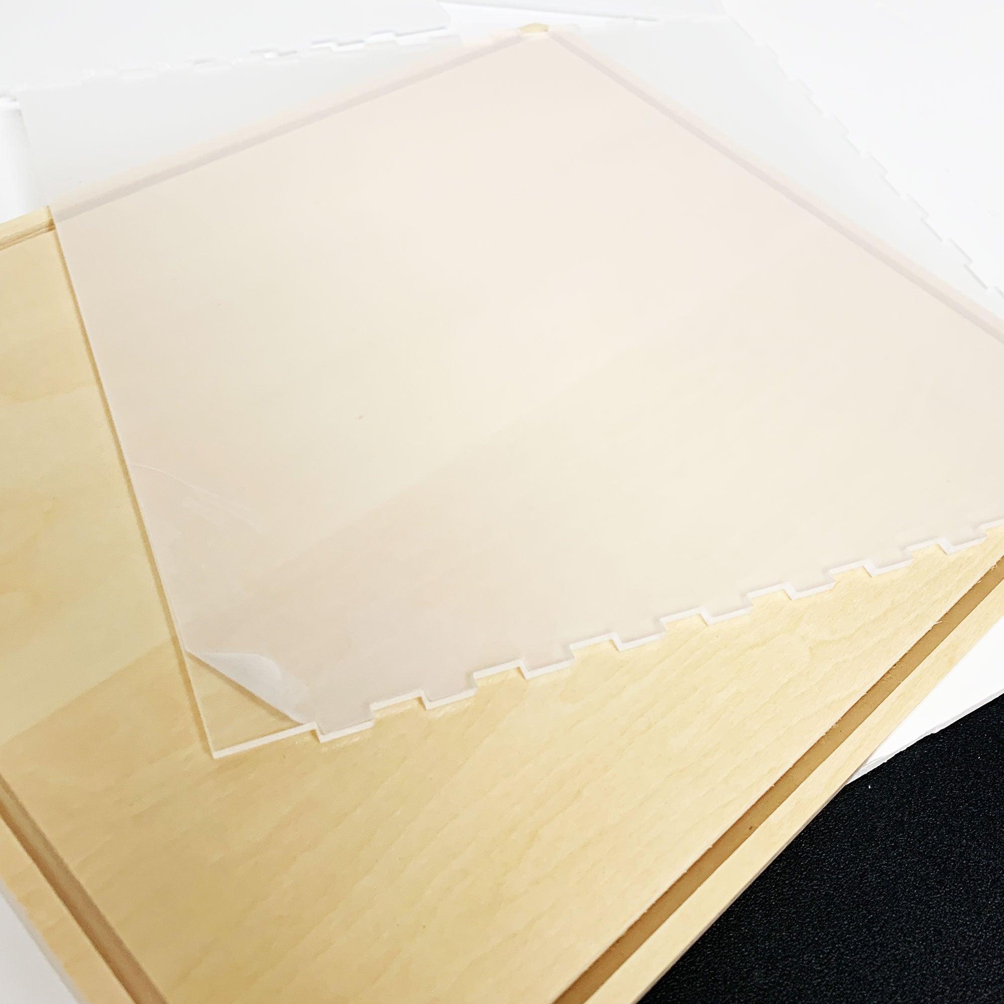 Hands Craft DIY Minatures Dust Cover | Acrylic Display Case