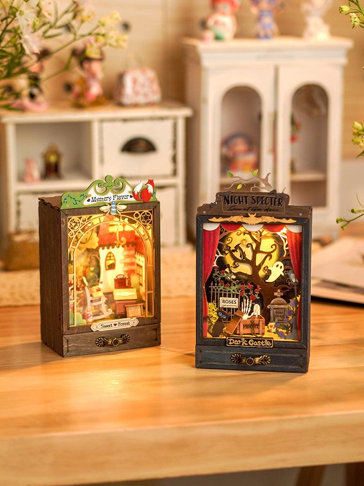 Hands Craft DIY Miniature House Kit | Dark Castle w/ LED Lights