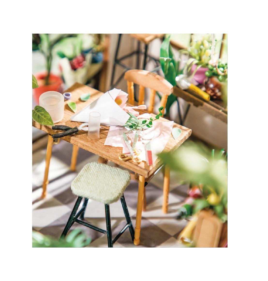 Hands Craft DIY Miniature House Kit | Emily's Flower Shop