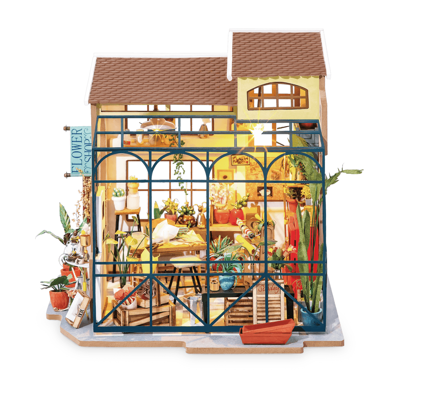 Hands Craft DIY Miniature House Kit | Emily's Flower Shop