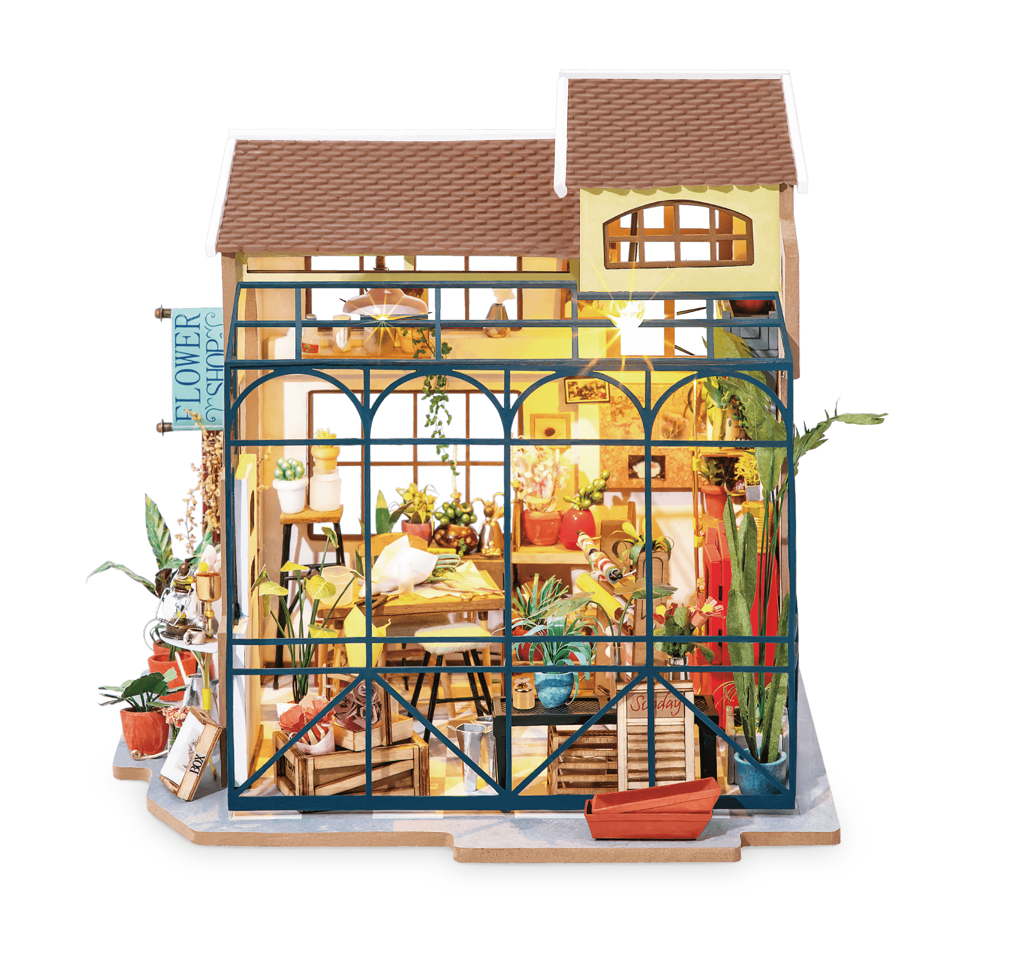 Hands Craft DIY Miniature House Kit | Emily's Flower Shop