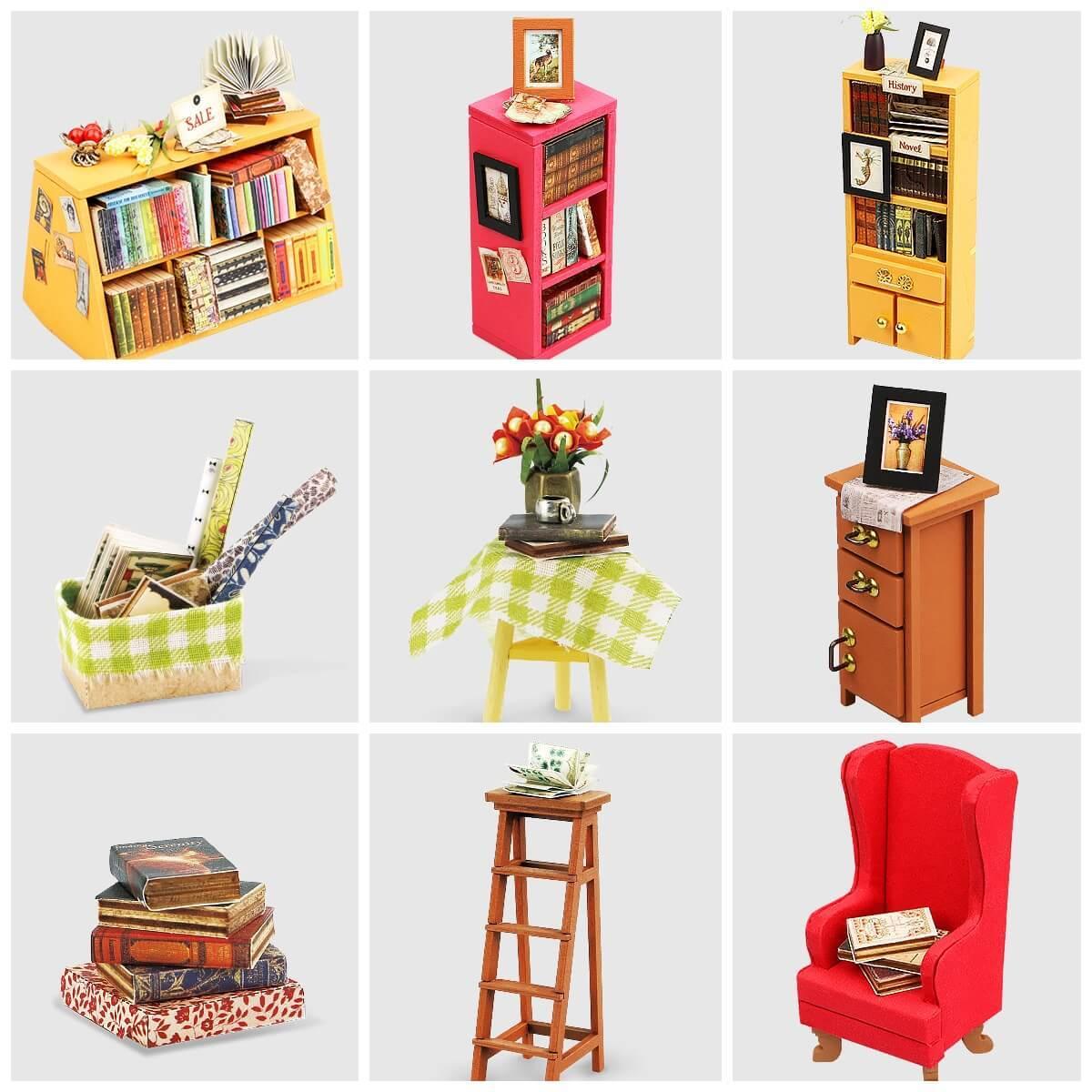 Hands Craft DIY Miniature House Kit | Sam's Study
