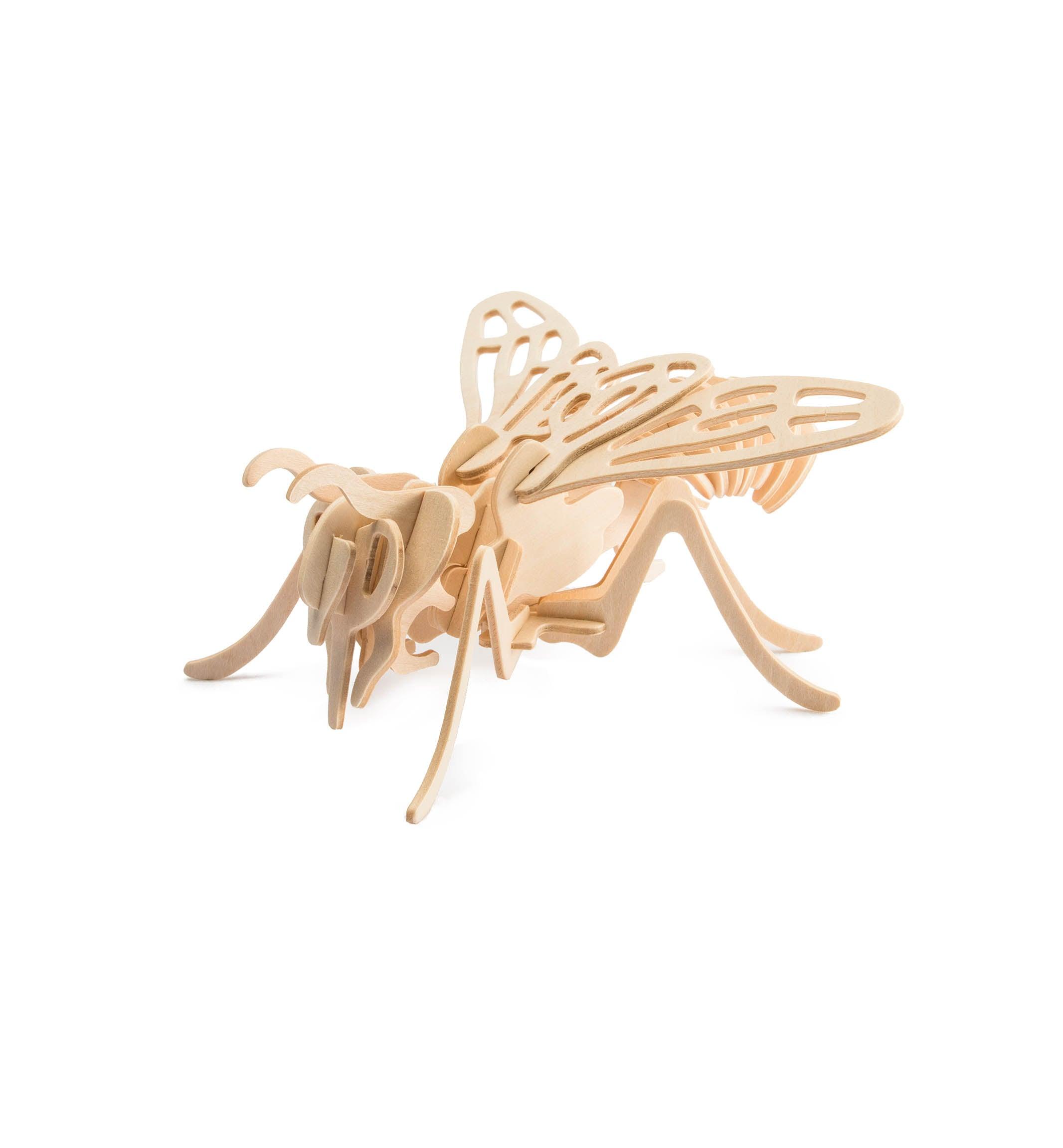 Hands Craft DIY Miniatures 3D Classic Wooden Puzzle | Bee