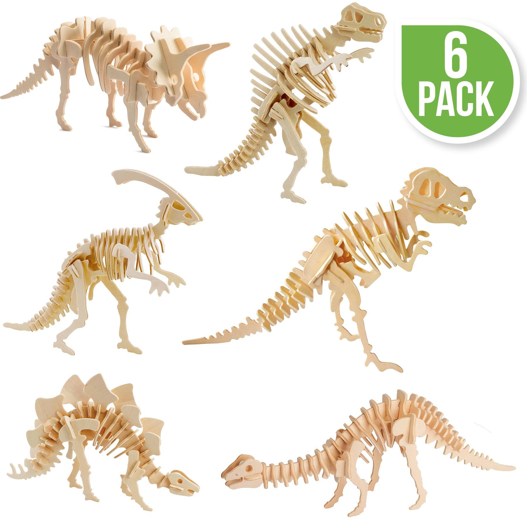 Hands Craft DIY Miniatures 3D Classic Wooden Puzzle | Dinosaurs