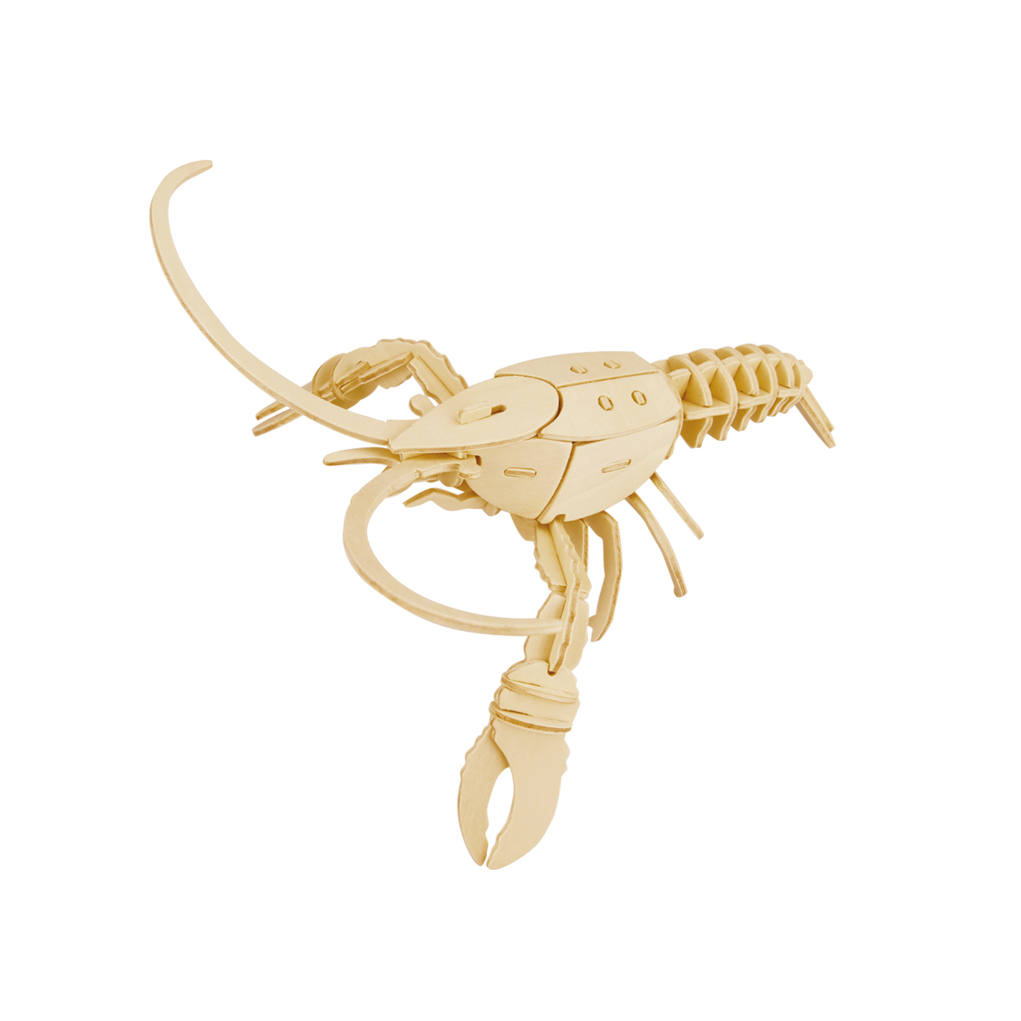 Hands Craft DIY Miniatures 3D Classic Wooden Puzzle | Lobster