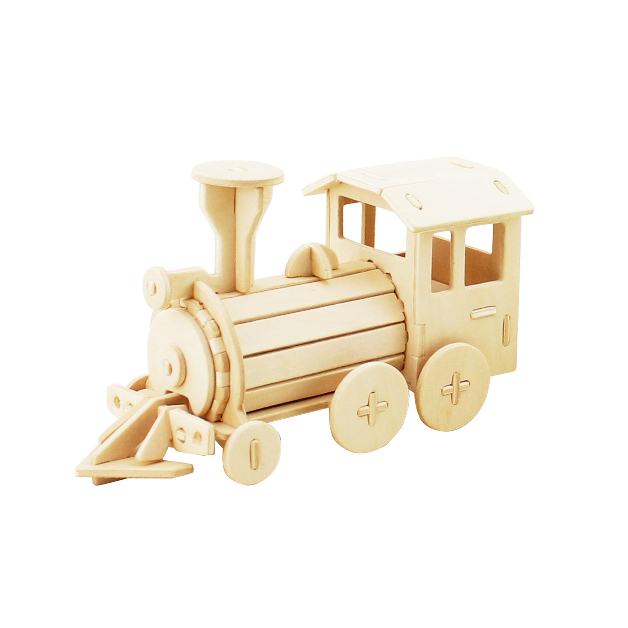 Hands Craft DIY Miniatures 3D Classic Wooden Puzzle | Locomotive