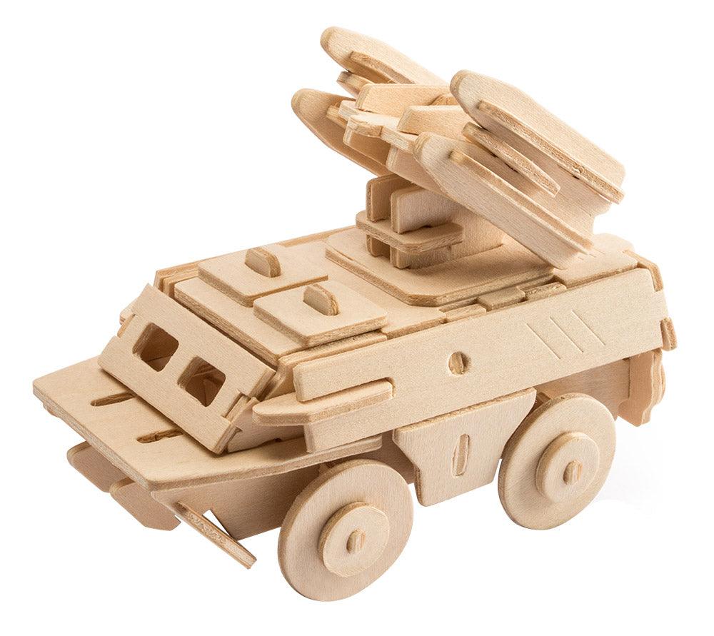 Hands Craft DIY Miniatures 3D Classic Wooden Puzzle | Military Vehicles
