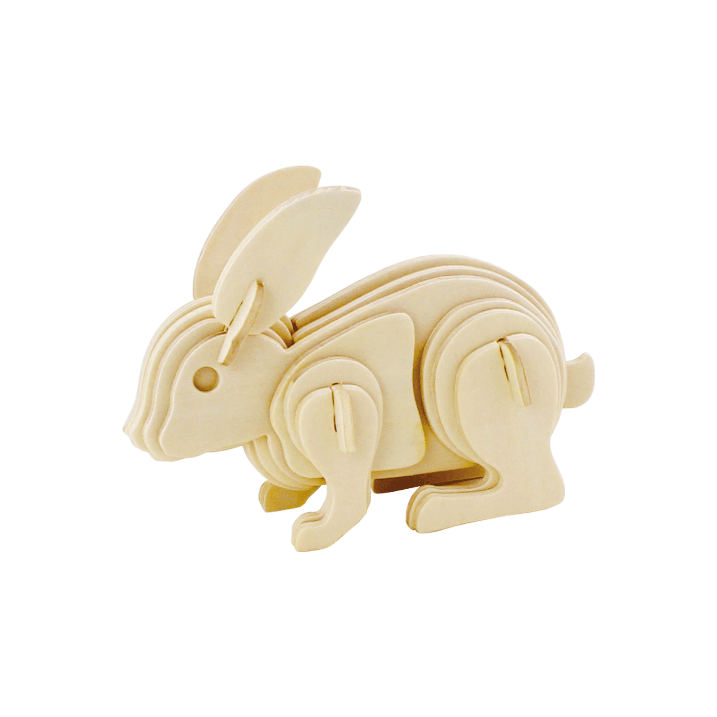 Hands Craft DIY Miniatures 3D Classic Wooden Puzzle | Rabbit