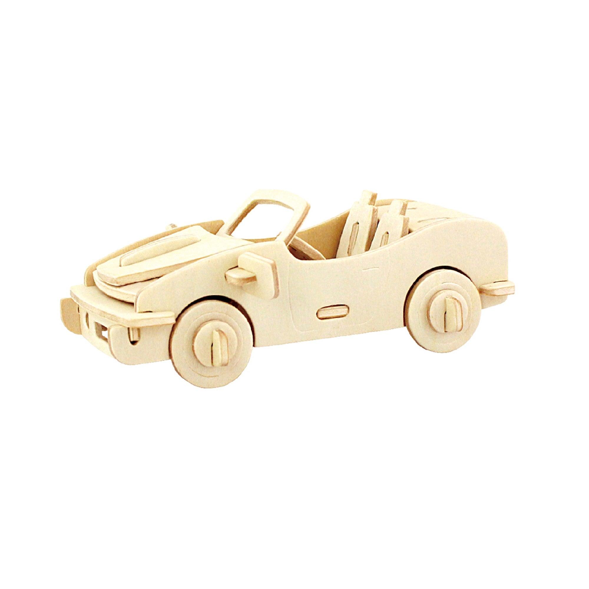 Hands Craft DIY Miniatures 3D Classic Wooden Puzzle | Racing Car