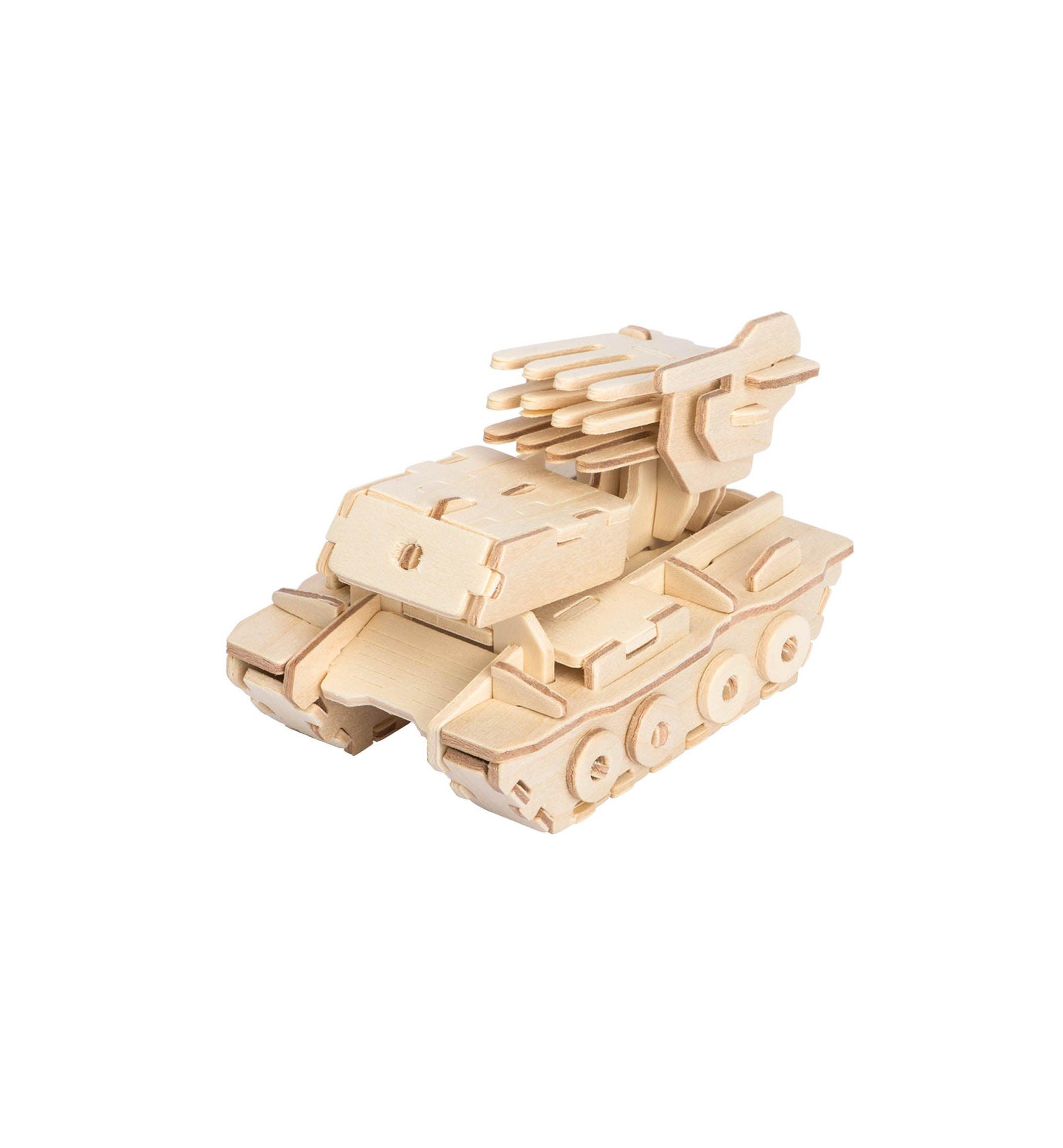 Hands Craft DIY Miniatures 3D Classic Wooden Puzzle | Rocket Launcher