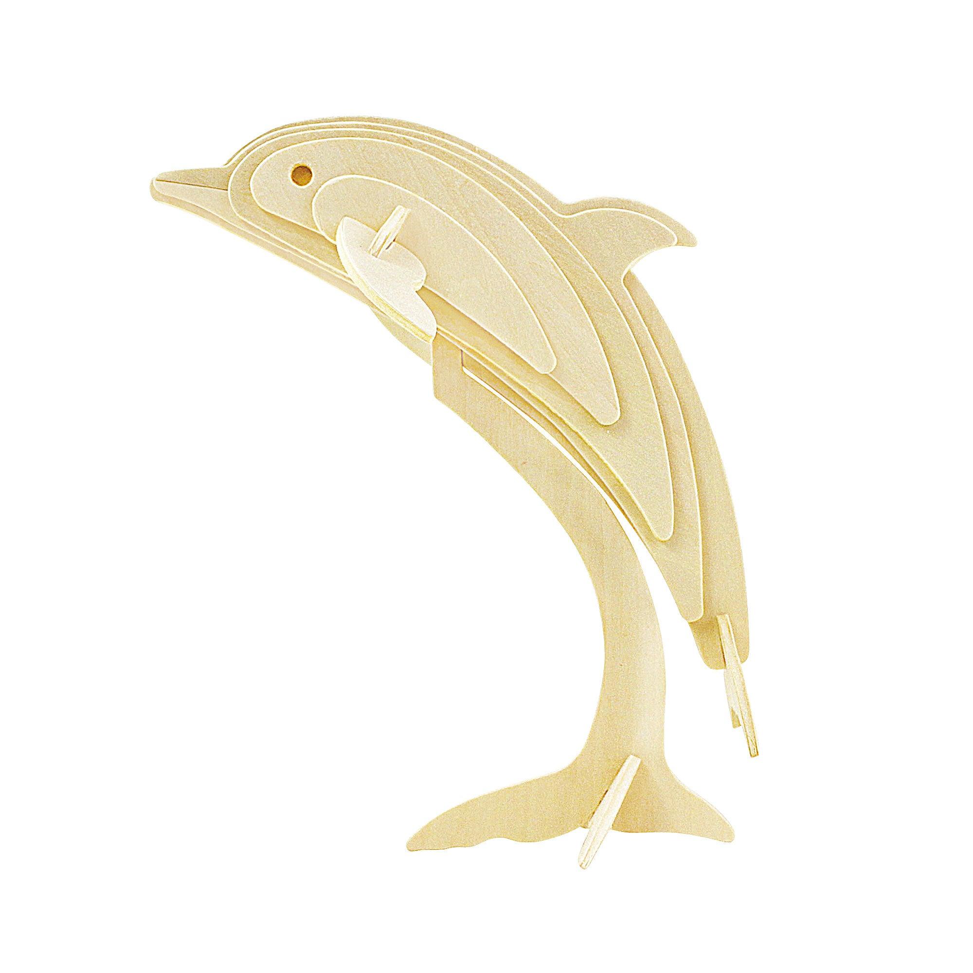 Hands Craft DIY Miniatures 3D Classic Wooden Puzzle | Sea Animals