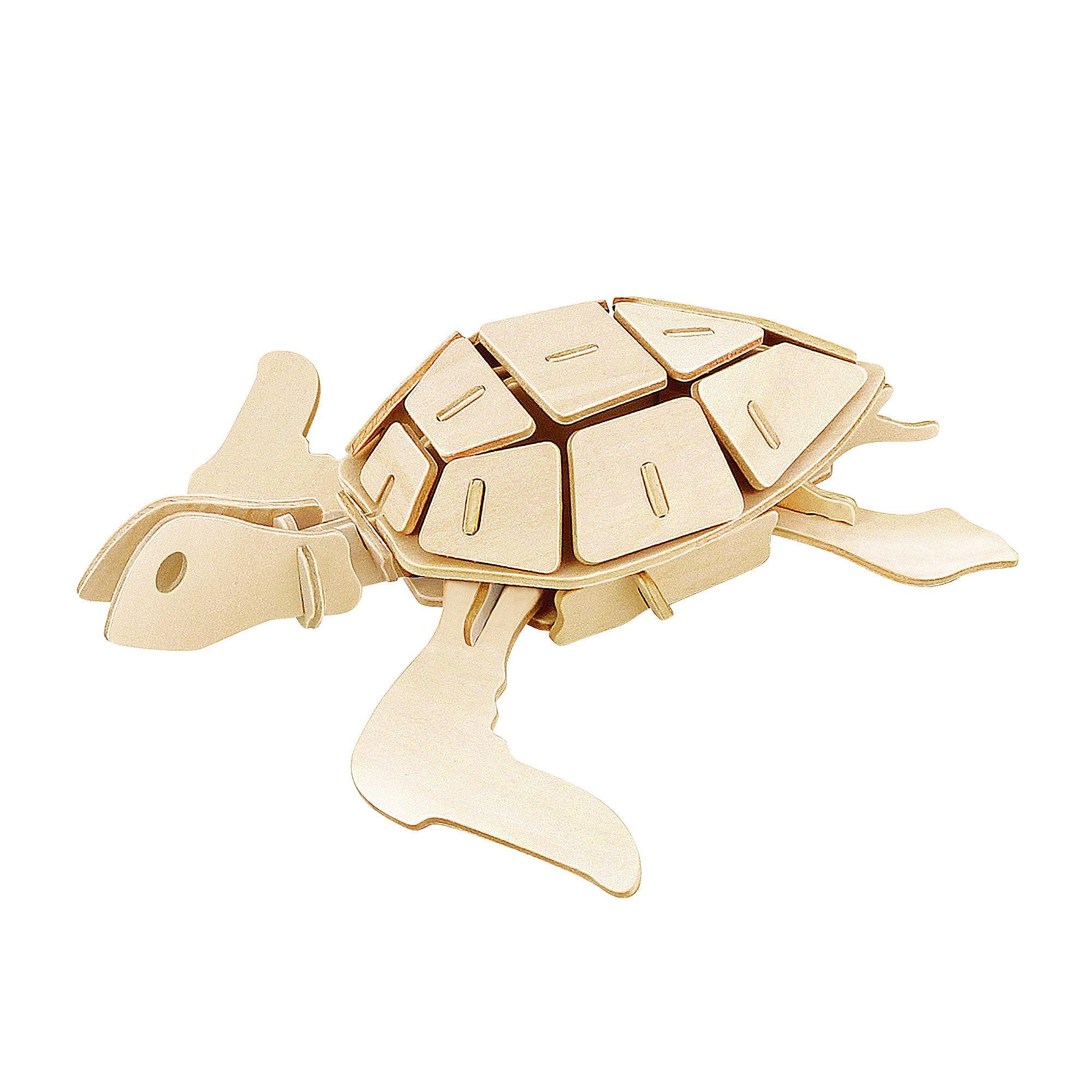 Hands Craft DIY Miniatures 3D Classic Wooden Puzzle | Sea Animals