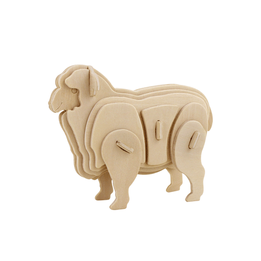 Hands Craft DIY Miniatures 3D Classic Wooden Puzzle | Sheep