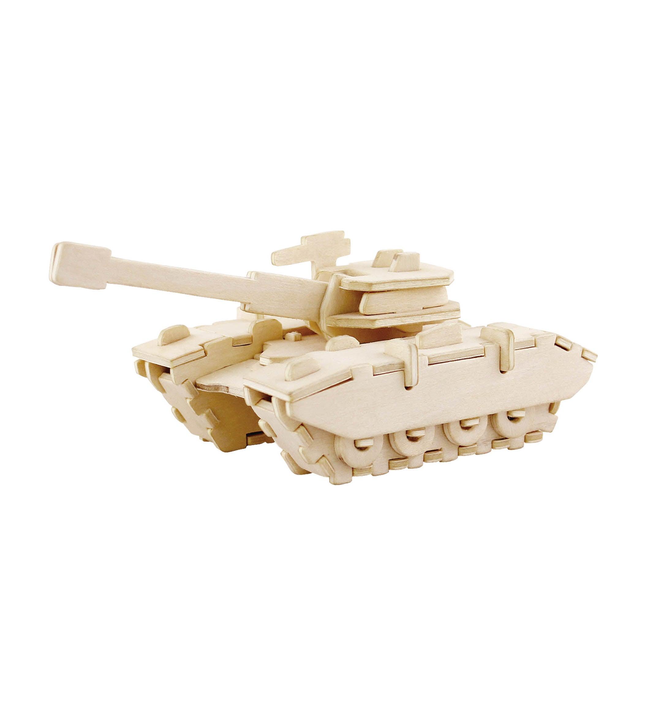 Hands Craft DIY Miniatures 3D Classic Wooden Puzzle | Tank