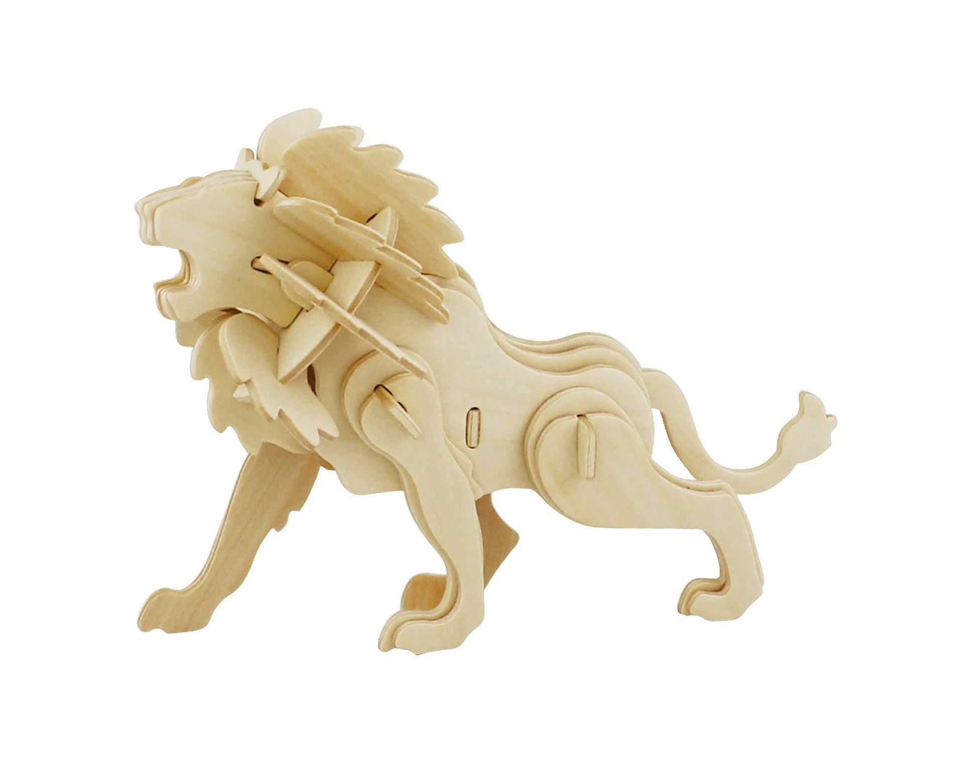 Hands Craft DIY Miniatures 3D Classic Wooden Puzzle | Wild Animals