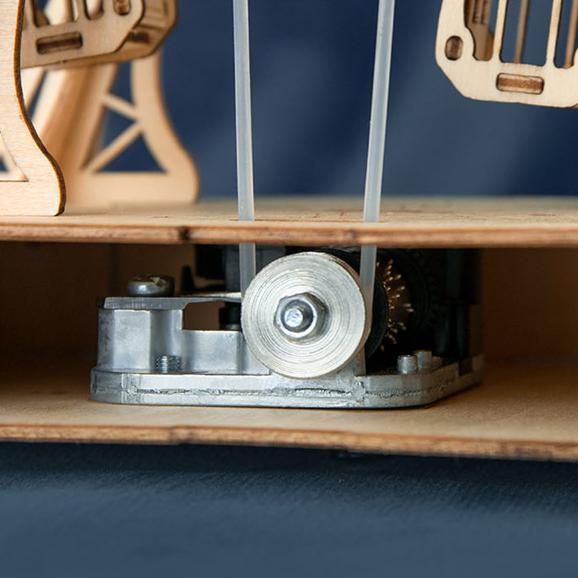 Hands Craft DIY Miniatures 3D Wooden Music Box Puzzle | Ferris Wheel