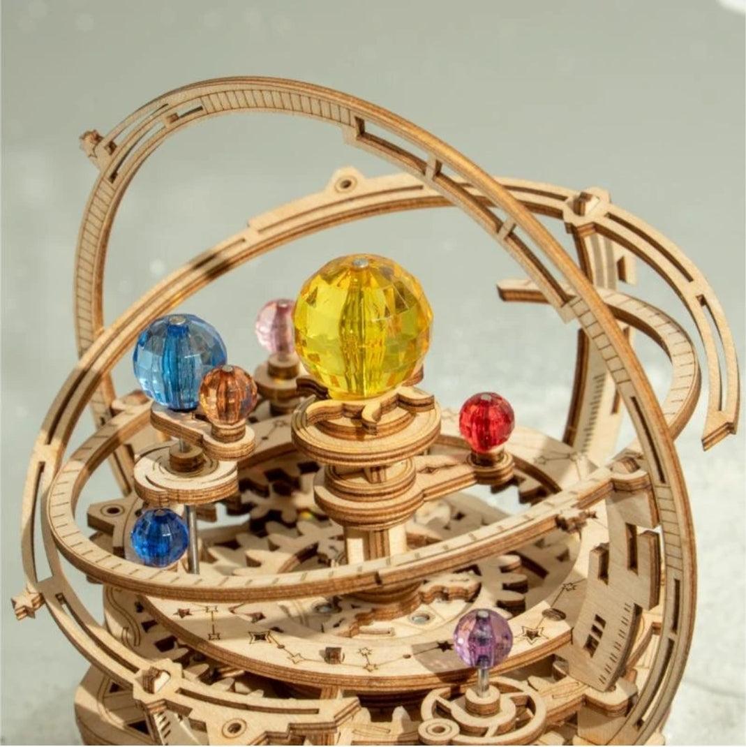 Hands Craft DIY Miniatures 3D Wooden Music Box Puzzle | Starry Night