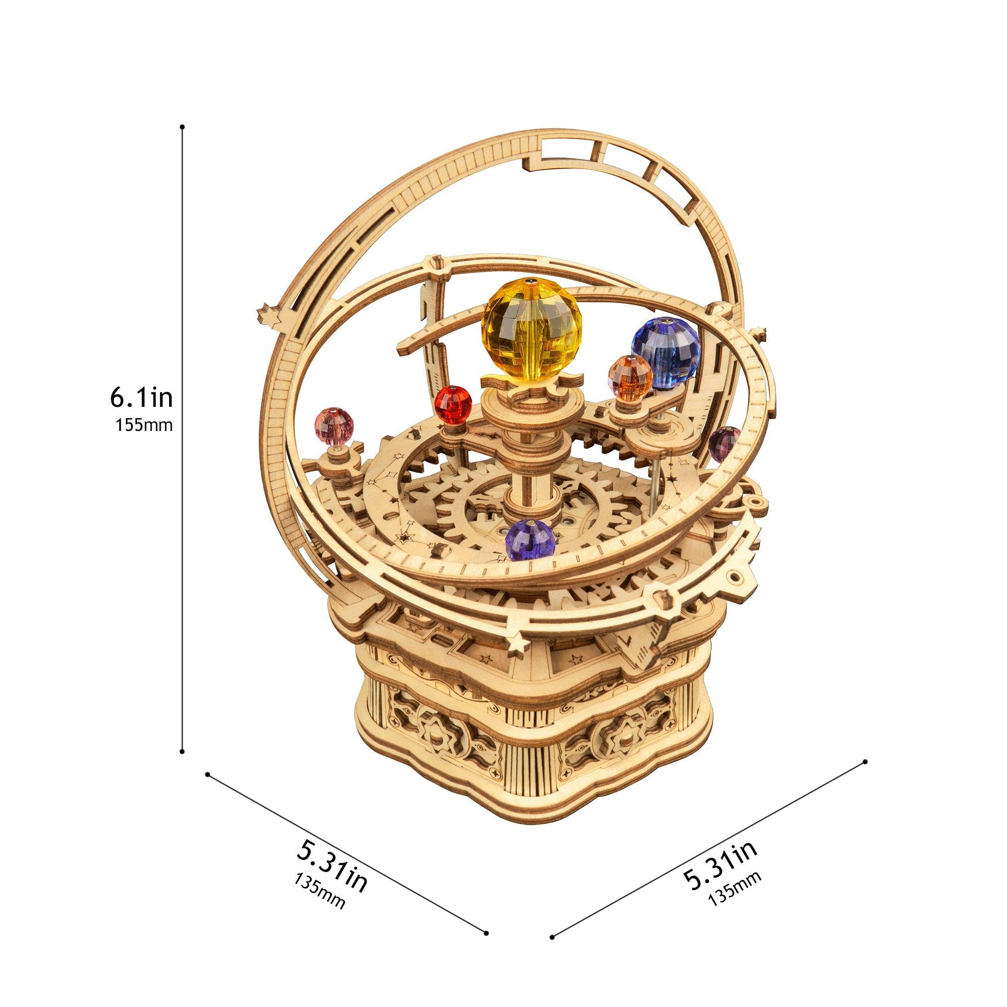 Hands Craft DIY Miniatures 3D Wooden Music Box Puzzle | Starry Night