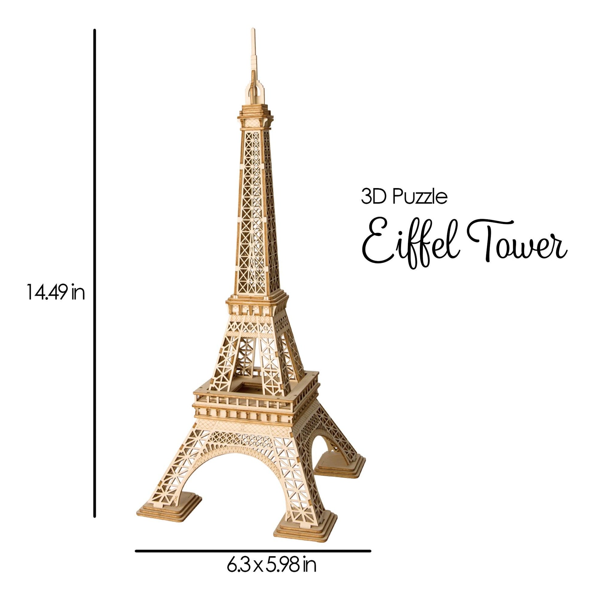 Hands Craft DIY Miniatures 3D Wooden Puzzle | Eiffel Tower