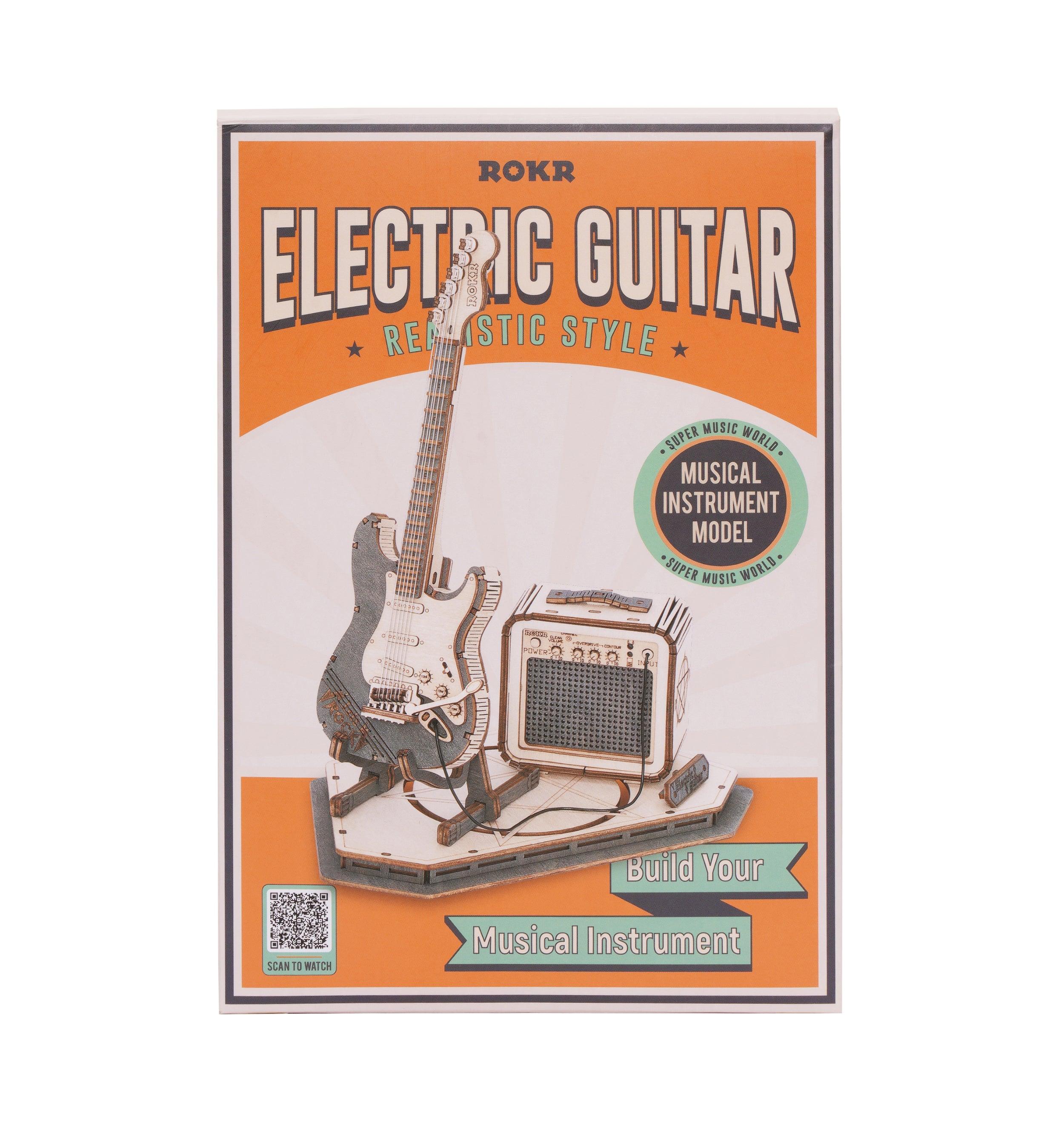 Hands Craft DIY Miniatures 3D Wooden Puzzle | Electric Guitar