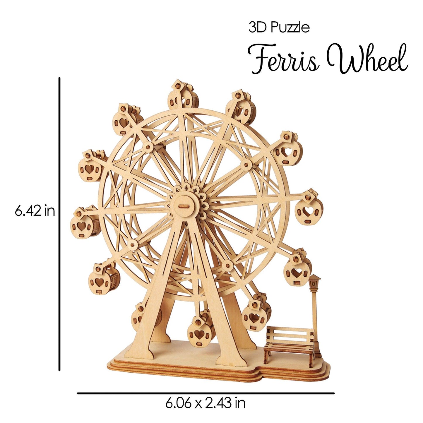 Hands Craft DIY Miniatures 3D Wooden Puzzle | Ferris Wheel