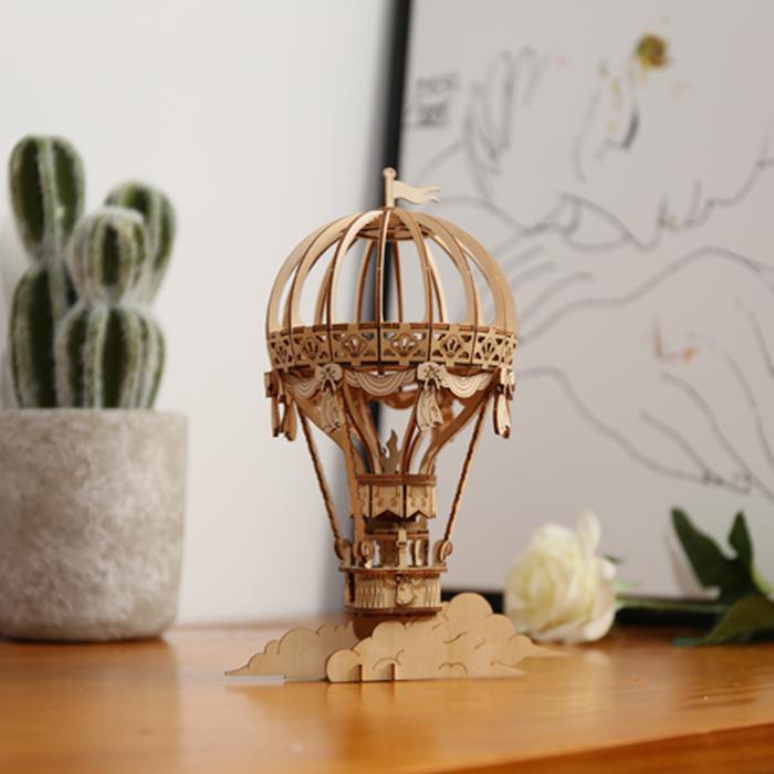 Hands Craft DIY Miniatures 3D Wooden Puzzle | Hot Air Balloon