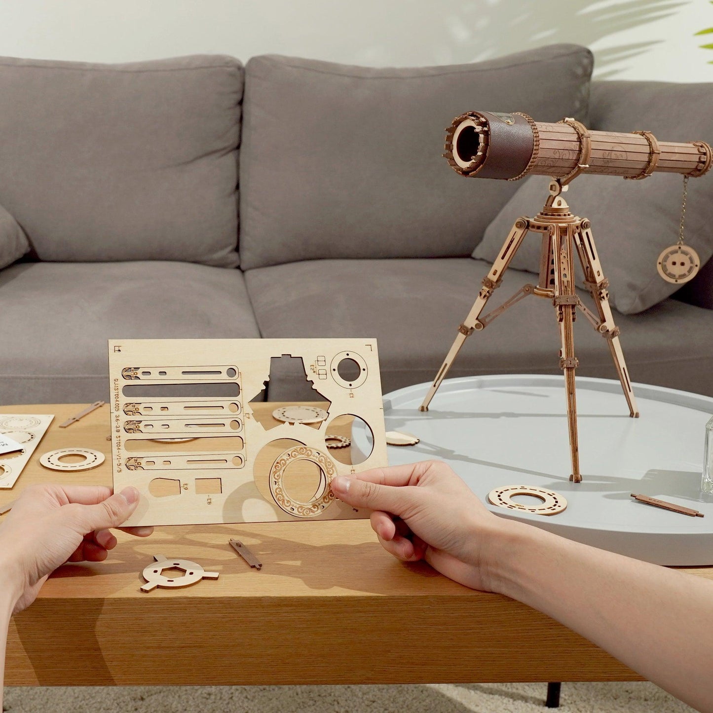 Hands Craft DIY Miniatures 3D Wooden Puzzle | Monocular Telescope