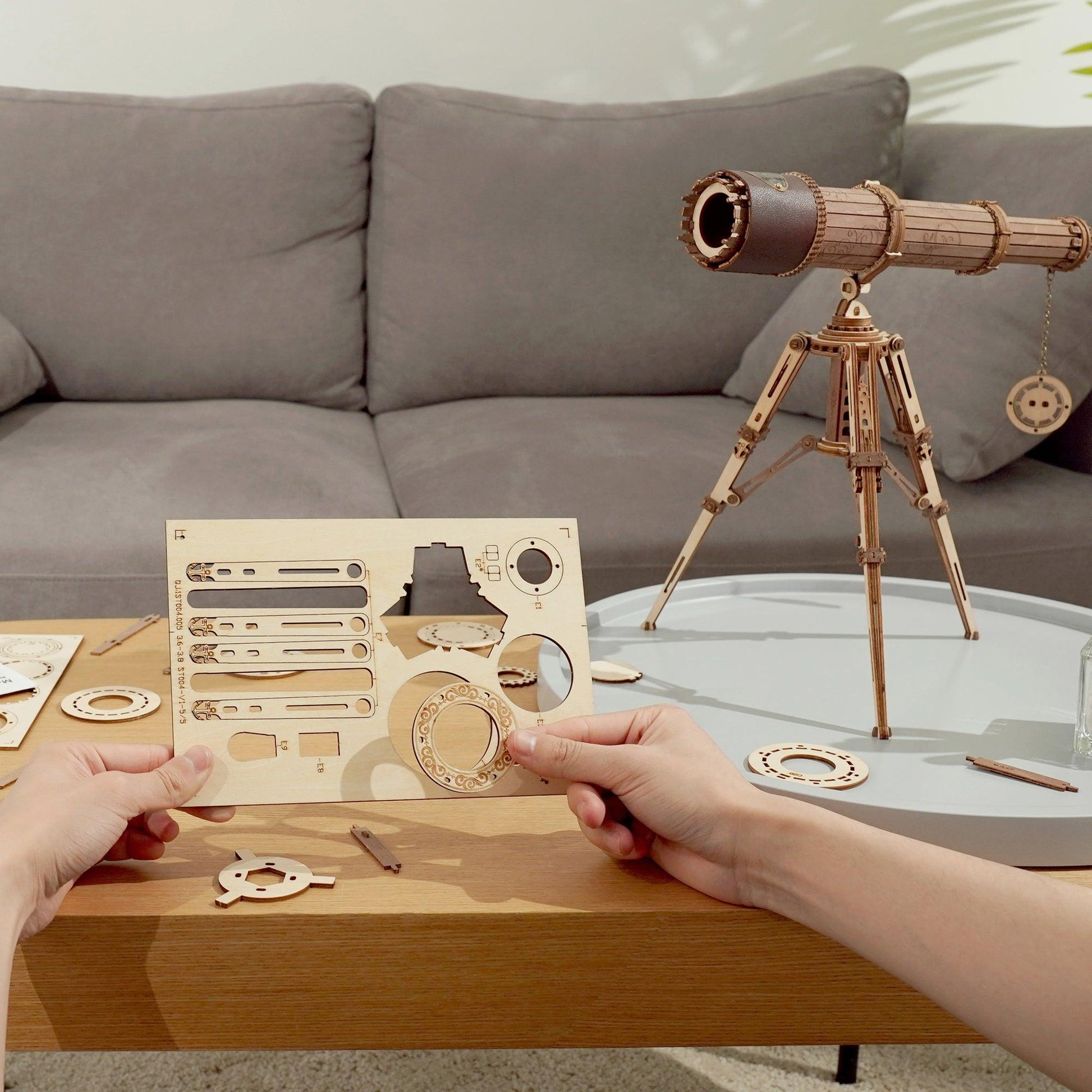 Hands Craft DIY Miniatures 3D Wooden Puzzle | Monocular Telescope