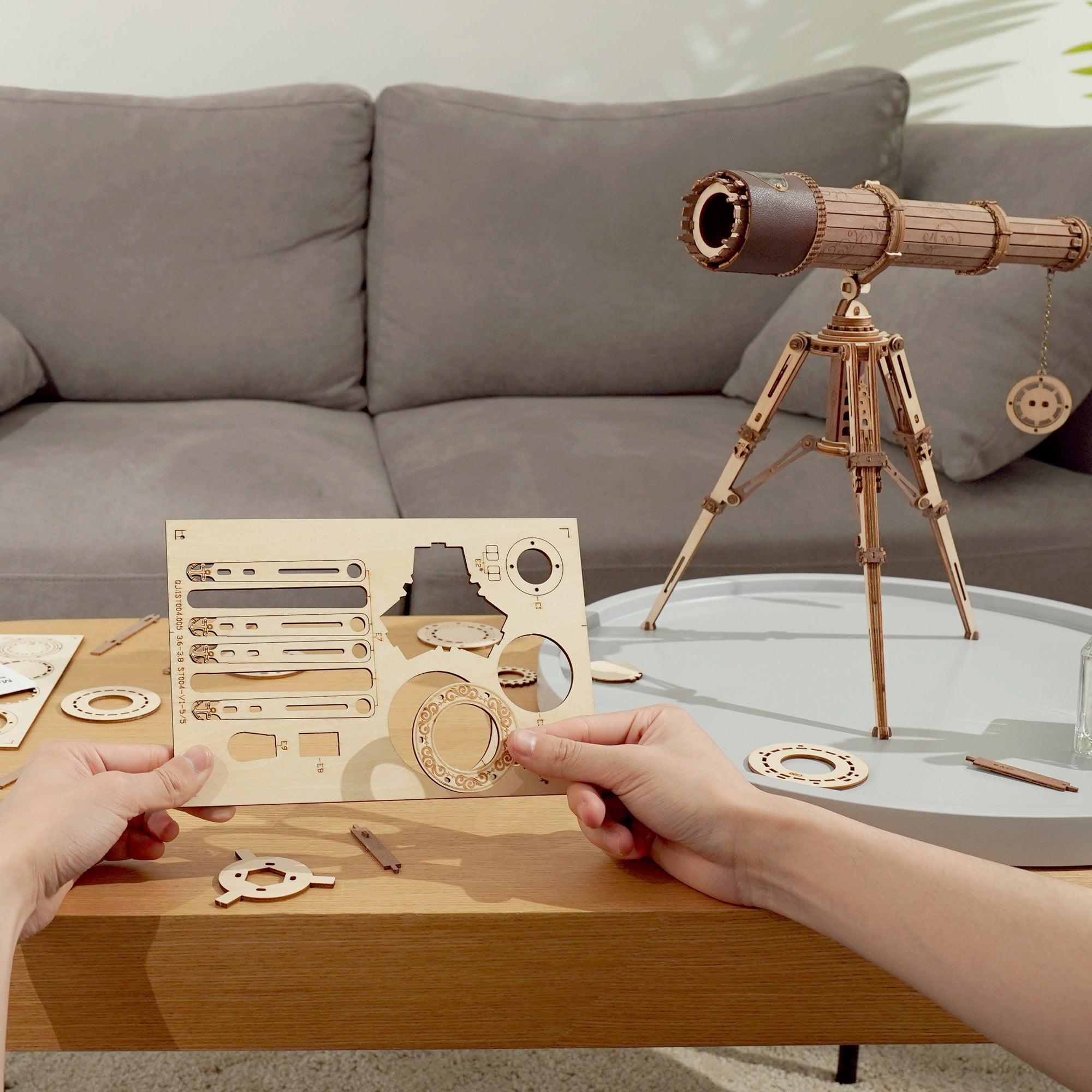 Hands Craft DIY Miniatures 3D Wooden Puzzle | Monocular Telescope