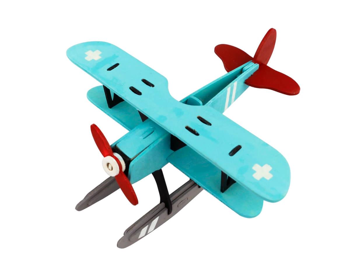 Hands Craft DIY Miniatures 3D Wooden Puzzle Paint Kit | Hydroplane