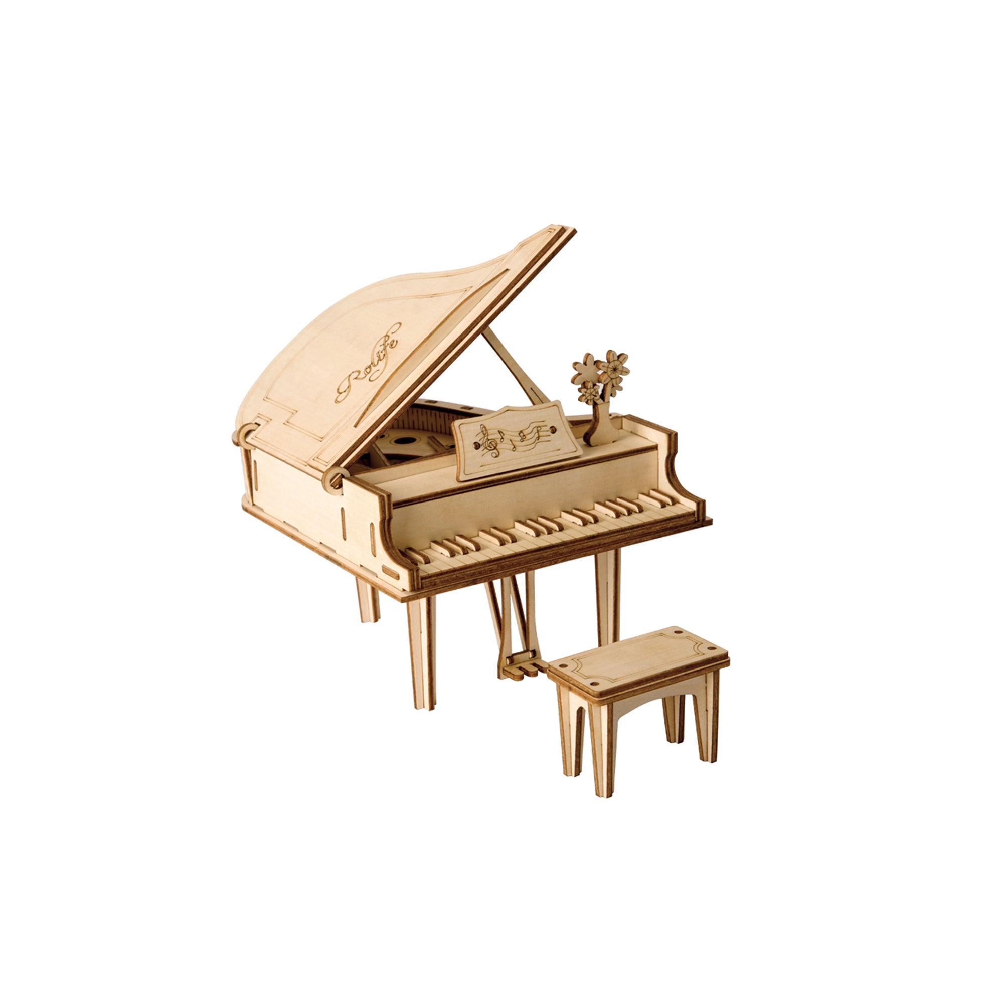 Hands Craft DIY Miniatures 3D Wooden Puzzle | Piano