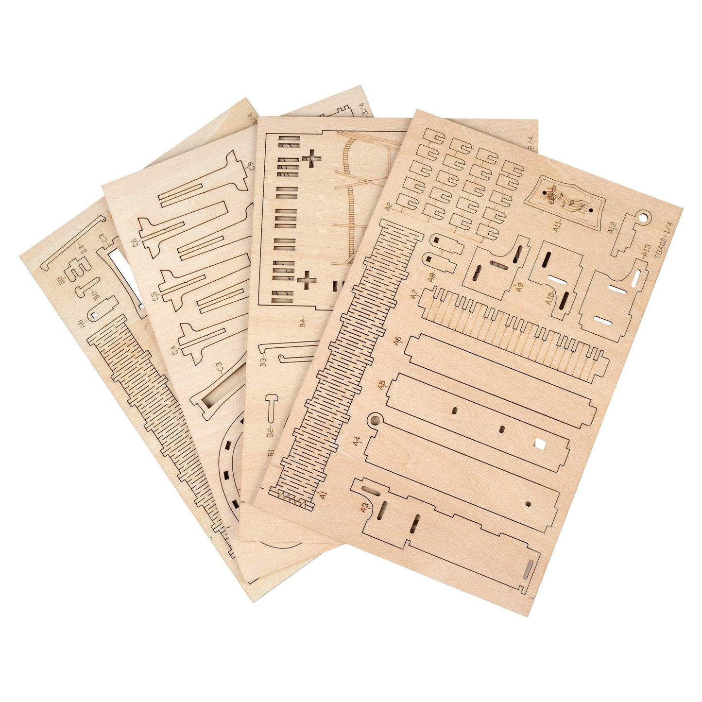 Hands Craft DIY Miniatures 3D Wooden Puzzle | Piano