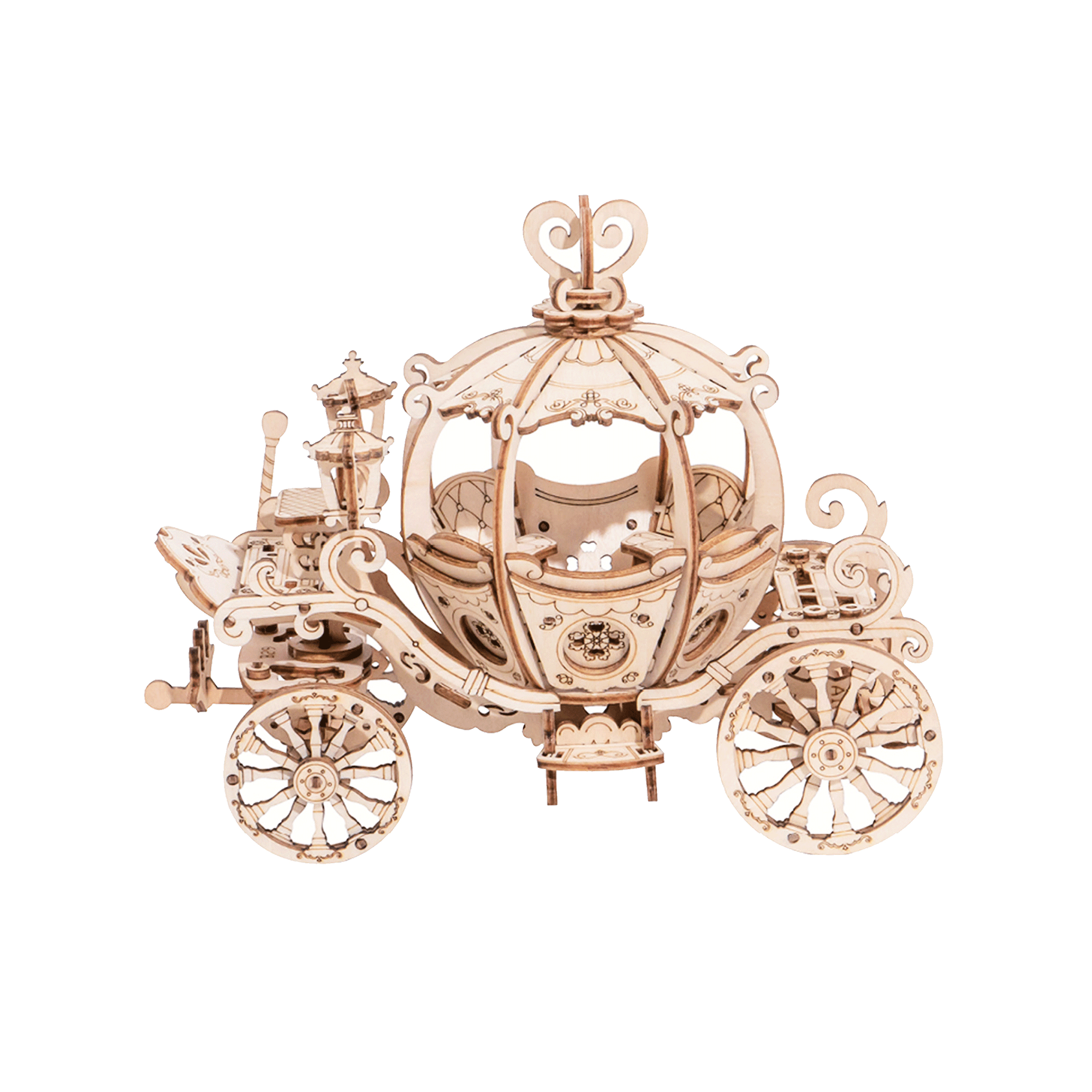 Hands Craft DIY Miniatures 3D Wooden Puzzle | Pumpkin Carriage