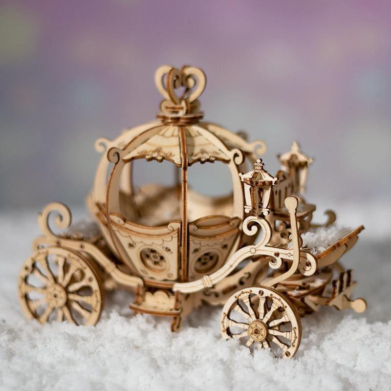 Hands Craft DIY Miniatures 3D Wooden Puzzle | Pumpkin Carriage