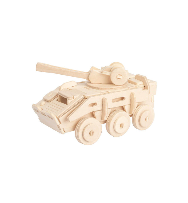 3D Classic Wooden Puzzle | Armored Vehicle - Hands Craft US, Inc.