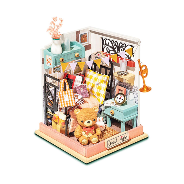 DIY Miniature House Kit | Sweet Dream (Bedroom) - Hands Craft US, Inc.