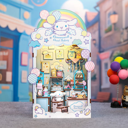 DIY Miniature Book Nook Kit | Cinnamoroll Cloud Bakery