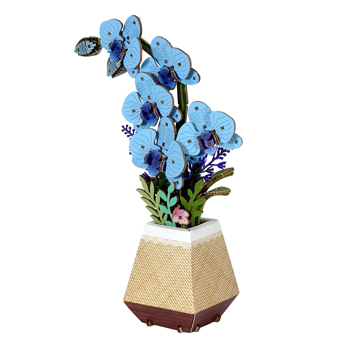 Hands Craft | Blue Phalaenopsis Orchid