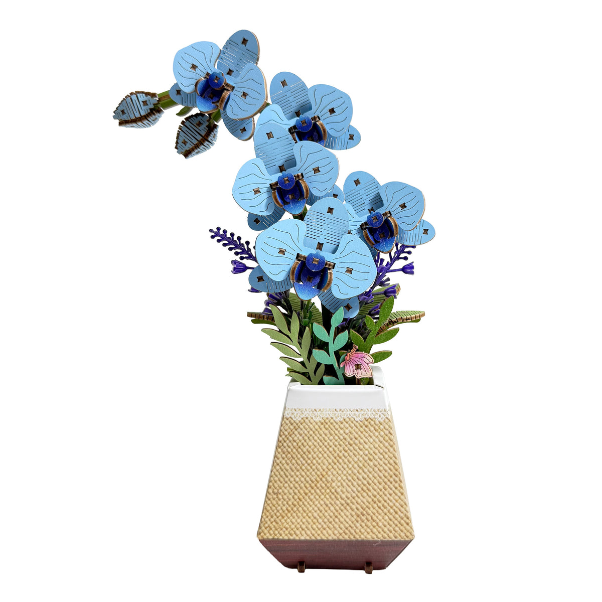 Hands Craft | Blue Phalaenopsis Orchid