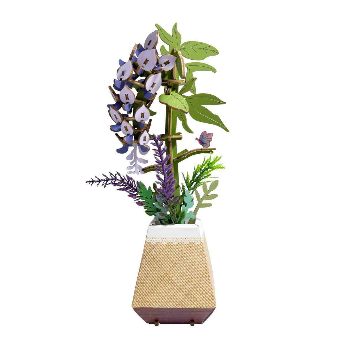 3D Wooden Puzzle | Purple Wisteria