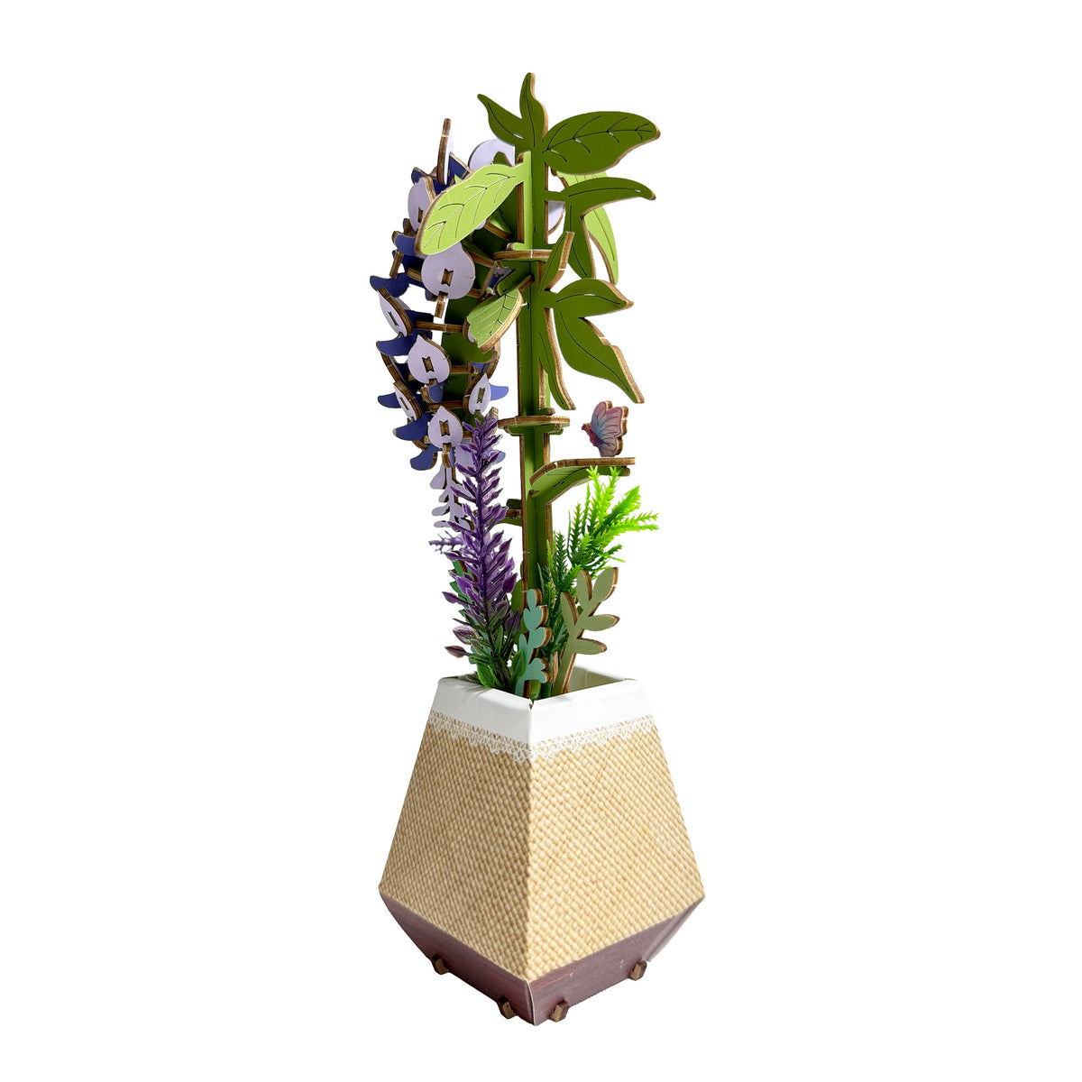 3D Wooden Puzzle | Purple Wisteria
