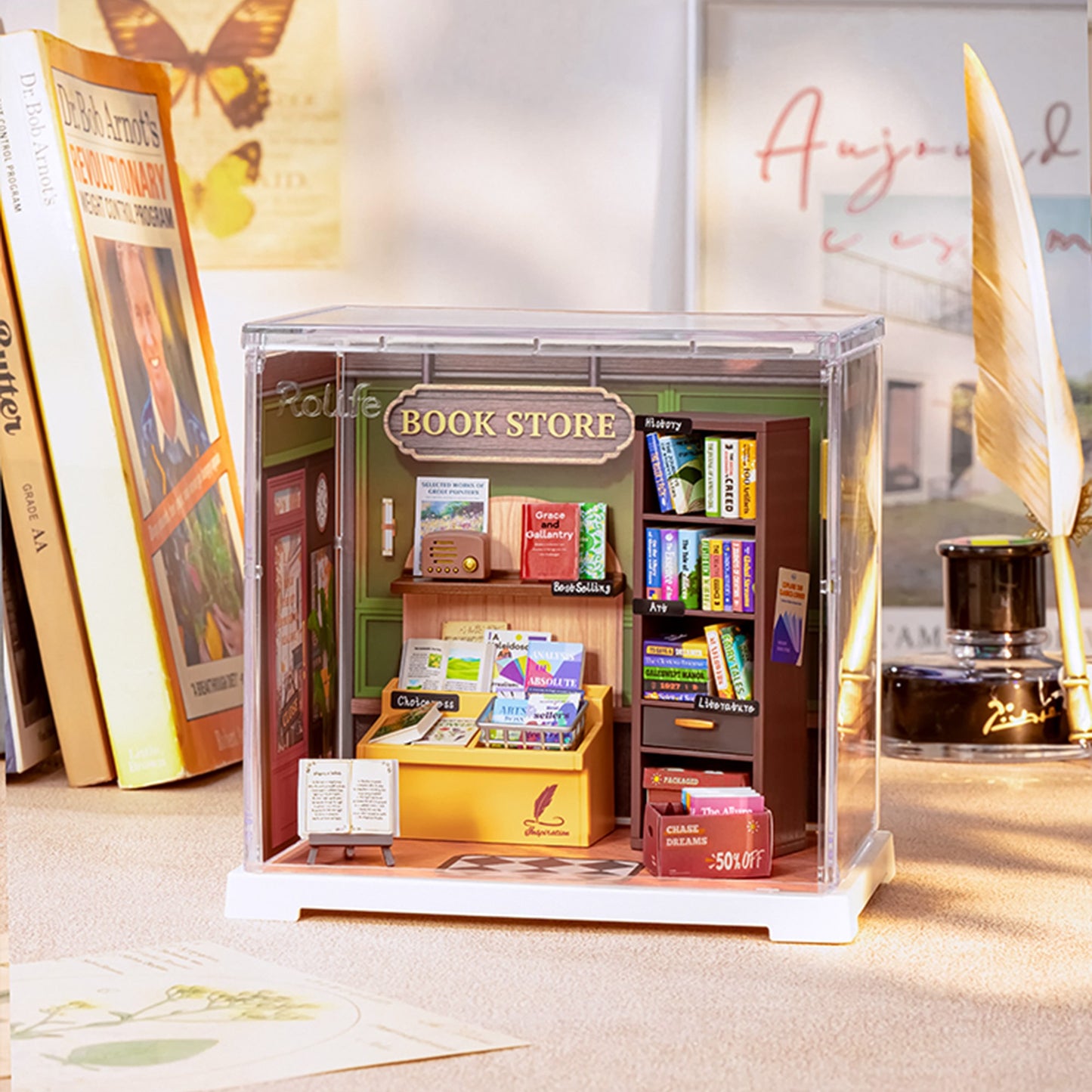 DIY Miniature House Kit | Memory Book Store