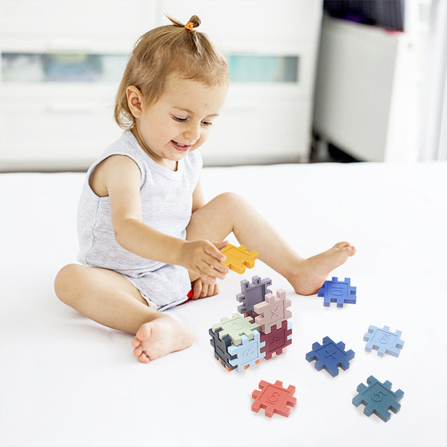 Silicone Baby Toys: Connecting Puzzle Pieces with Math