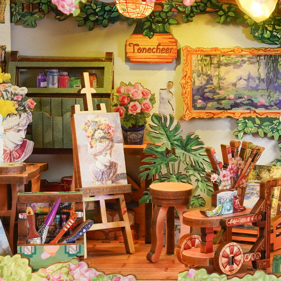 DIY Miniature Book Nook Kit | Blossom Time