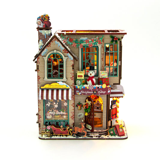 DIY Miniature House Kit | Christmas Cottage