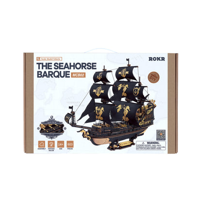 3D Wooden Puzzle | The Seahorse Barque