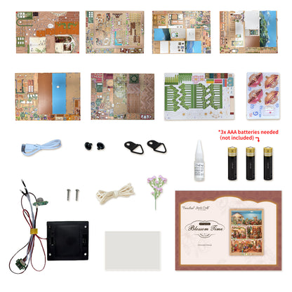 DIY Miniature Book Nook Kit | Blossom Time