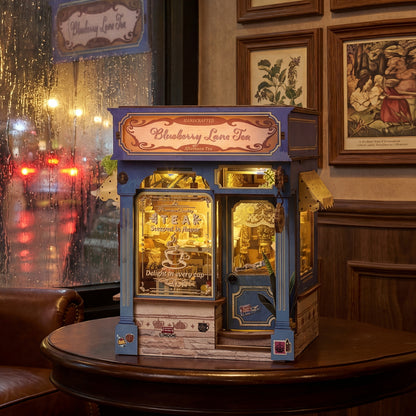 DIY Miniature Book Nook Kit | Blueberry Lane Tea