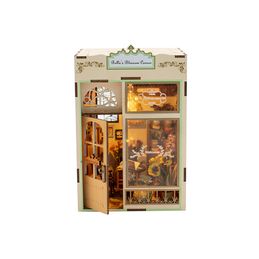 DIY Miniature Book Nook Kit | Bella’s Blossom Corner