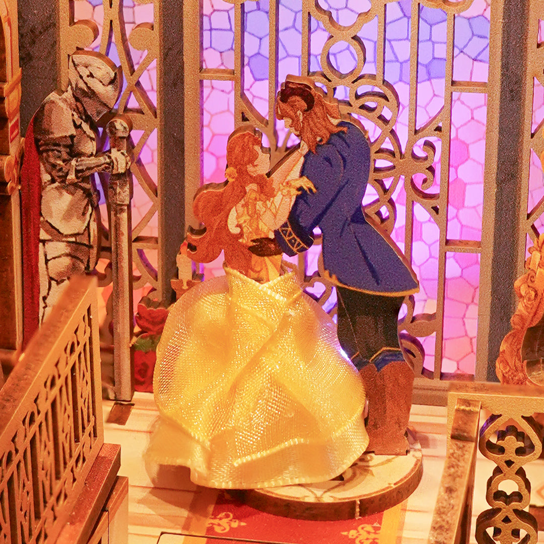 DIY Miniature Book Nook Kit | Enchanted Rose